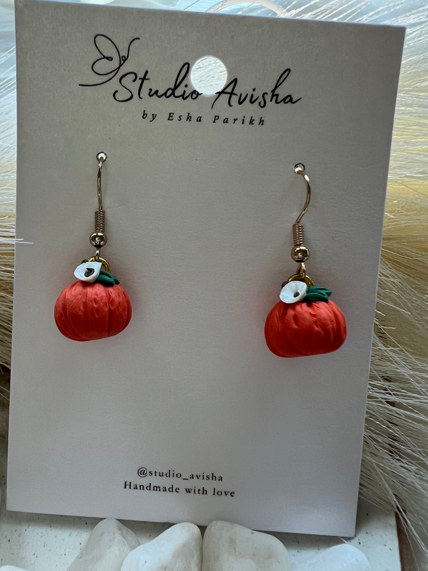Pumpkin Earrings