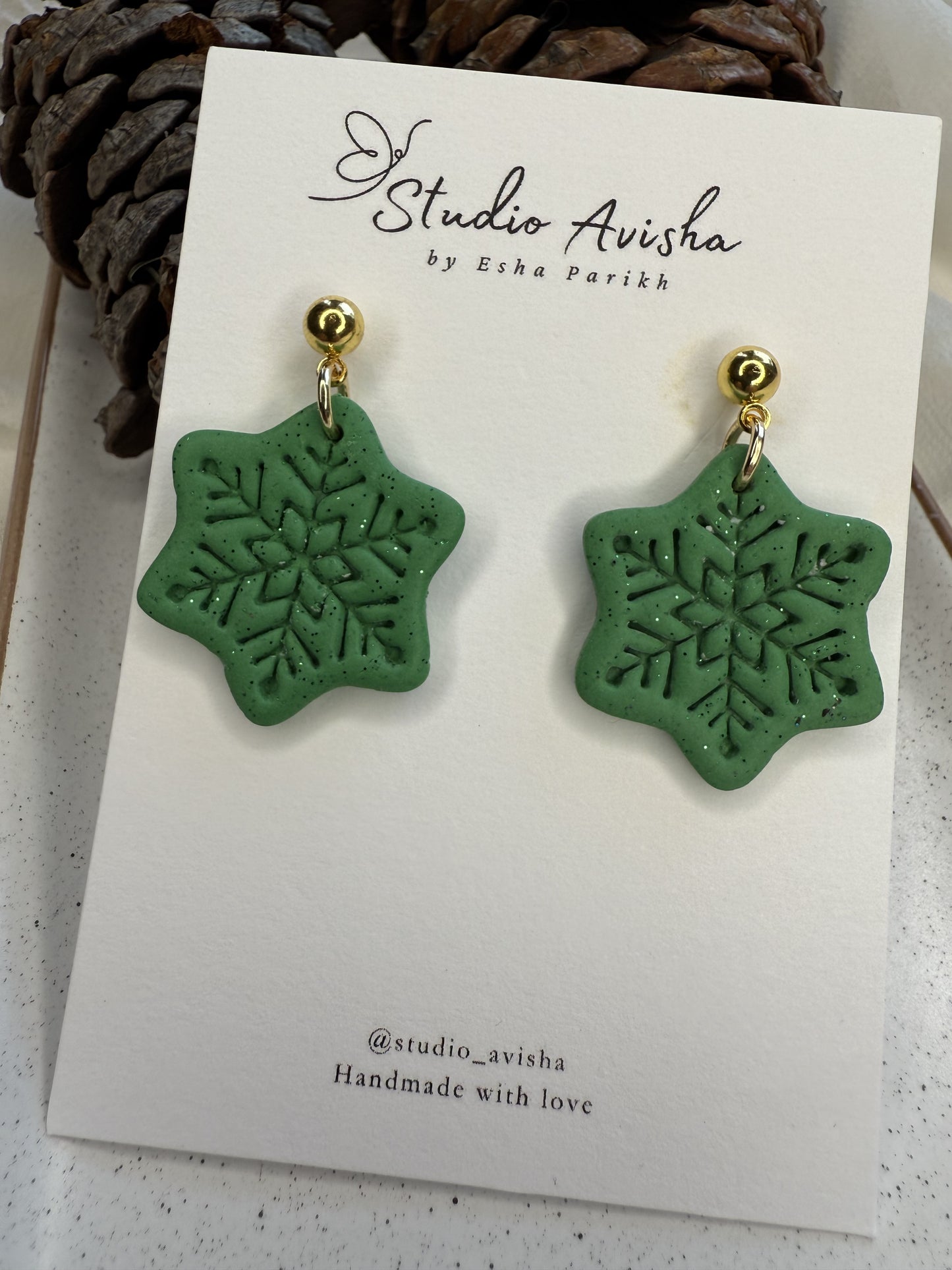 Snowflake Earring