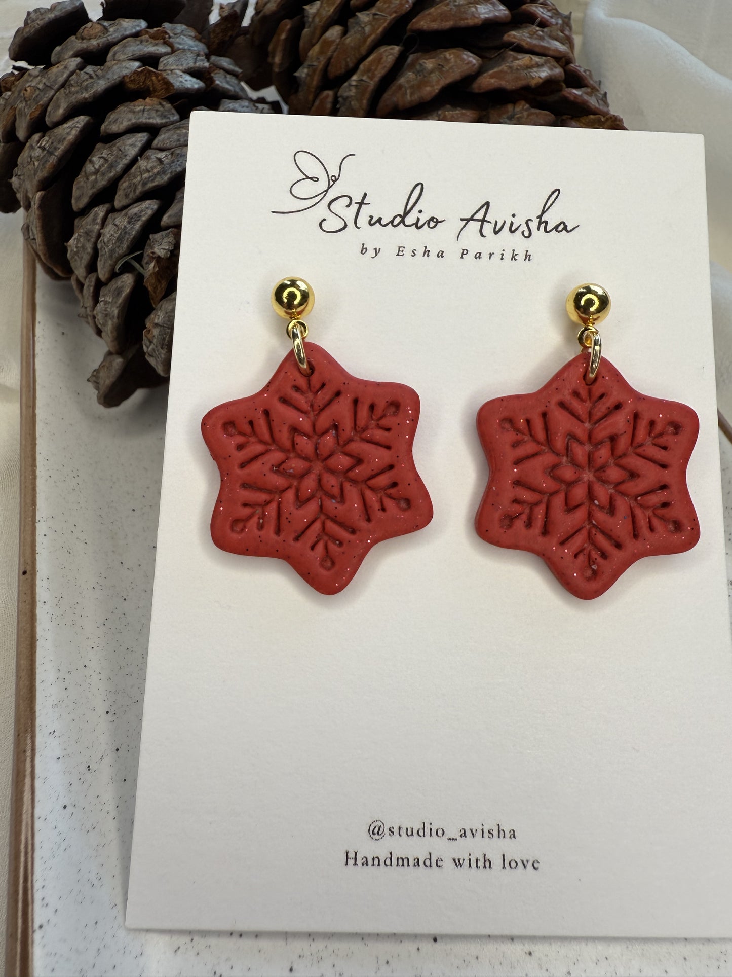 Snowflake Earring