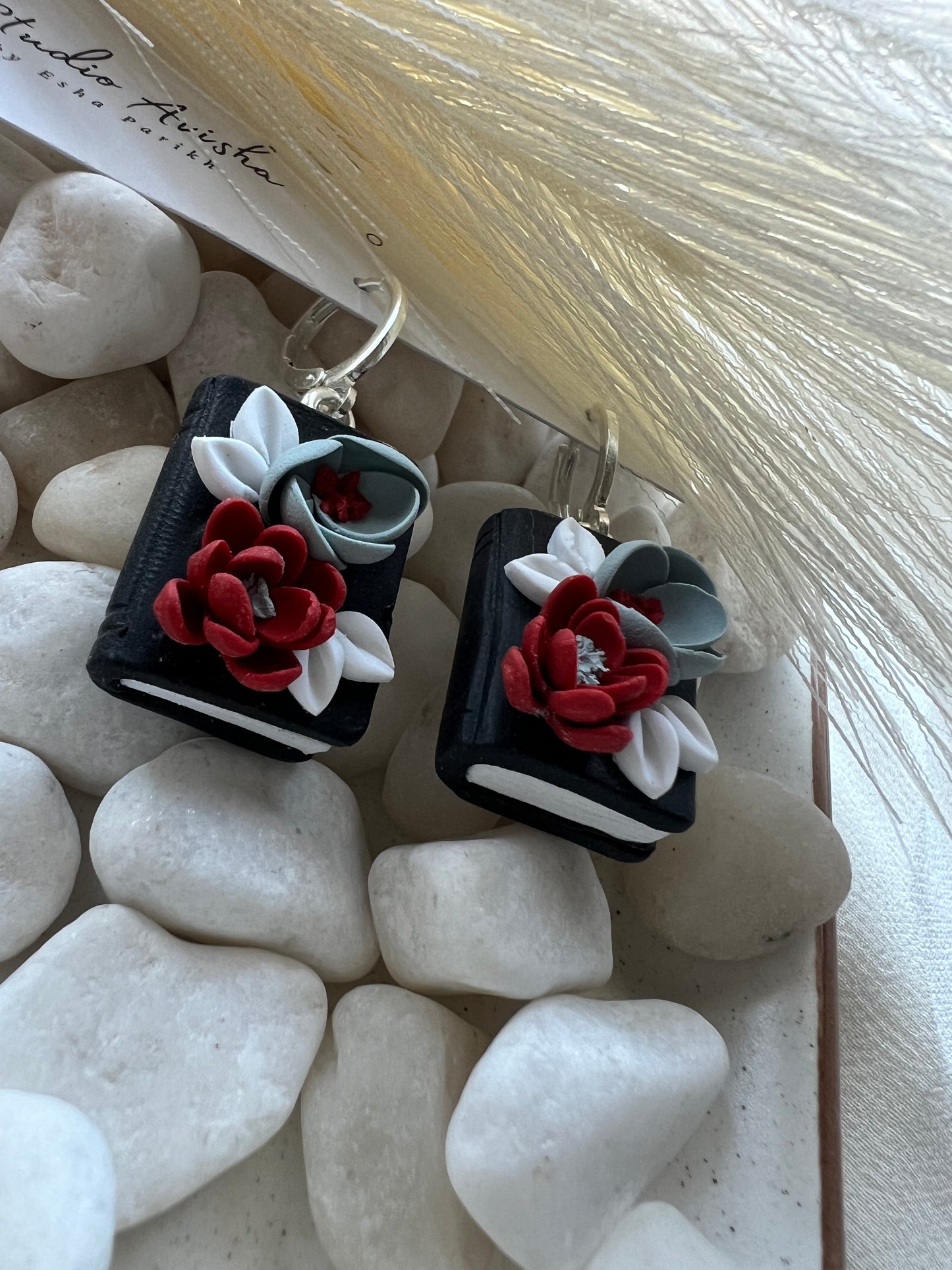 Book Earrings