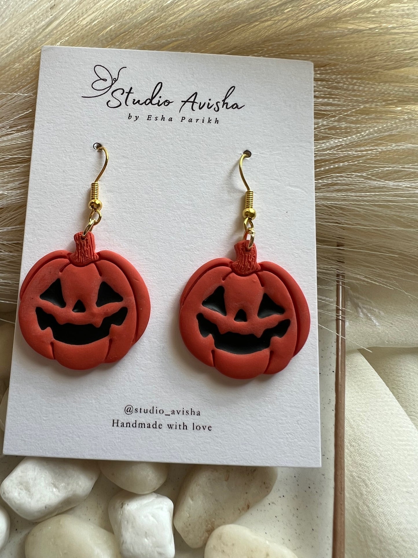 Pumpkin Earrings